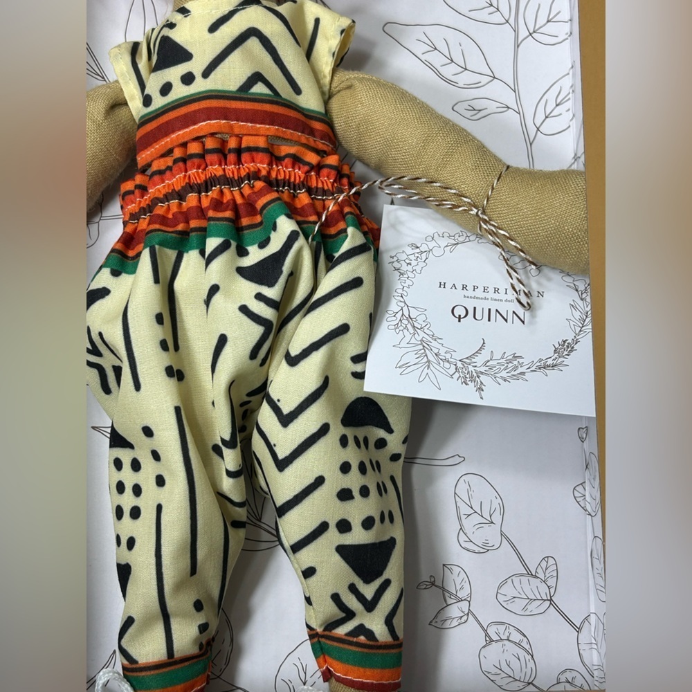 Harperiman Quinn 14” Handmade Plush Linen Doll - BNIB - Picture 2 of 10
